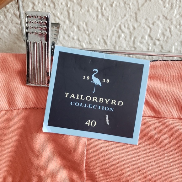 Tailorbyrd Flat Front Twill Shorts Garment Dyed - Picture 2 of 8